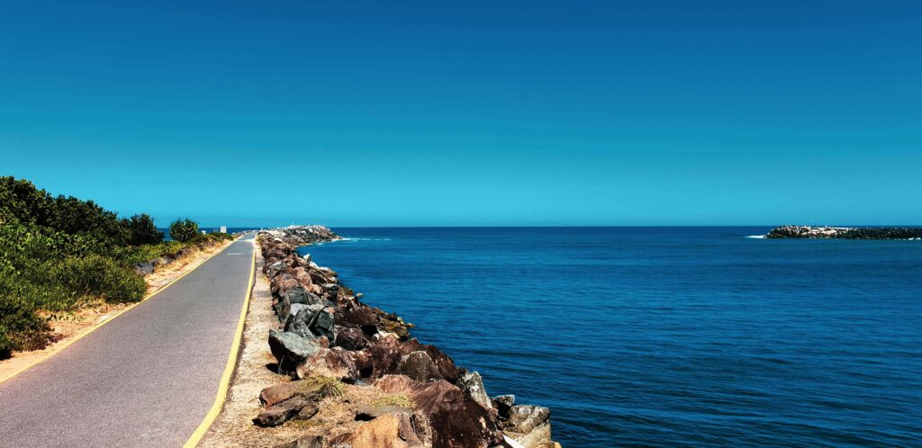 A horizontal view of the north and south walls in Ballina, near Northern Rivers Caravan Repairs.